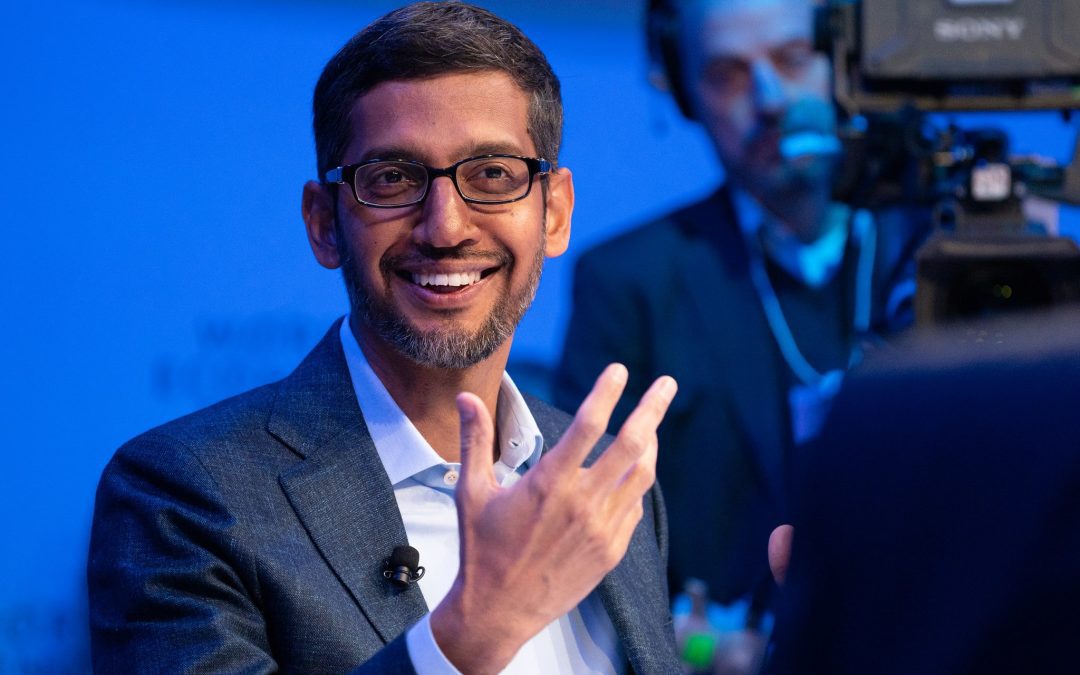 Sundar Pichai, PDG de Google, a touché 226 millions de dollars en 2022